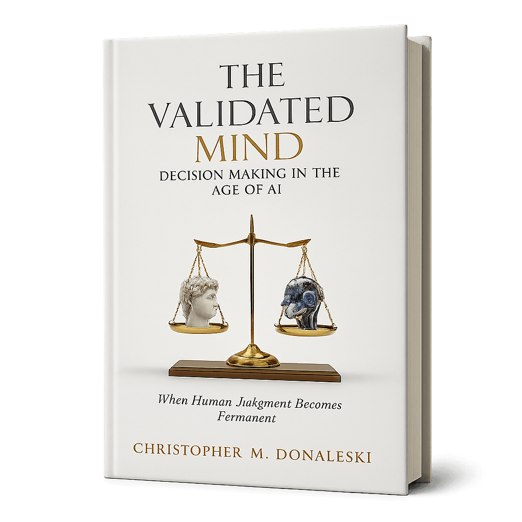 The Validated Mind: Decision Making in the Age of AI — hardcover